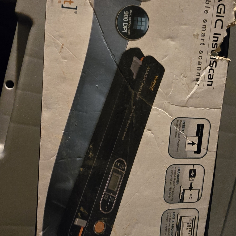 Vu Point Magic Insta Scan Portable Smart Scanner/EUC/900 DPI - Picture 2 of 9